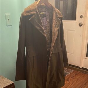 Guess Olive Pea Coat